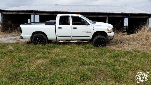 18x10" Moto Metal 962 wheels with 33x12.50R18 Atturo Trail Blade MT tires on a 2006 Dodge Ram 2500 18x10 Moto Metal 962 wheels with 33x12.50R18 Atturo Trail Blade MT tires on a 2006 Dodge Ram 2500
