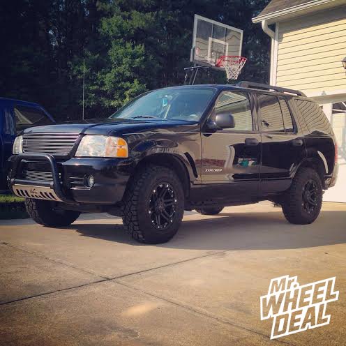 2005 Ford Explorer with 17x8 Tuff T01 Wheels with LT245/70/17 Goodyear Duratrac Tires 17x8 Tuff T01 Wheels with LT245/70/17 Goodyear Duratrac Tires on a 2005 Ford Explorer