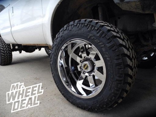 20x12" Moto Metal 962 Chrome Wheels with 35X12.50R20 Nitto Trail Grappler Tires 20x12" Moto Metal 962 Chrome Wheels with 35X12.50R20 Nitto Trail Grappler Tires