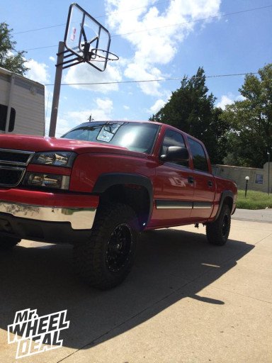 2006 Chevy 1500 with 17x9" Fuel Off-Road Hostage wheels 17x9" Fuel Off-Road Hostage wheels on a 2006 Chevy 1500