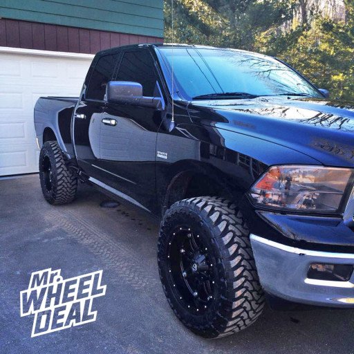 20x10" Fuel Off-Road Hostage Wheels with 35x12.50x20 Toyo Open Country MT Tires on a 2012 Dodge Ram 1500 20x10" Fuel Off-Road Hostage Wheels with 35x12.50x20 Toyo Open Country MT Tires on a 2012 Dodge Ram 1500