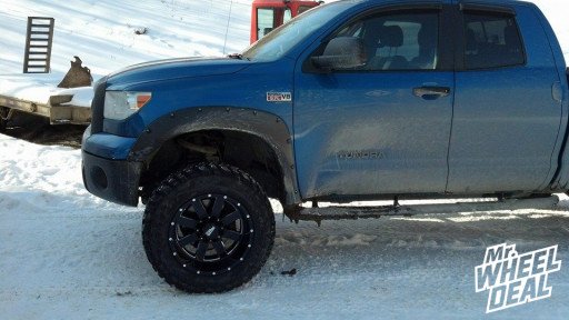 20x12" Moto Metal 962 Matte Black Wheels with 35x12.50x20 Federal Couragia MT Tires on a 2008 Toyota Tundra 20x12" Moto Metal 962 Matte Black Wheels with 35x12.50x20 Federal Couragia MT Tires on a 2008 Toyota Tundra