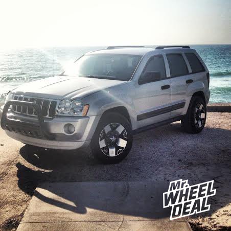 17x9" XD Rockstar Wheels in Black Machined Finish on a 2006 Jeep Cherokee Laredo