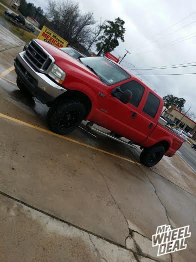 20x10 Fuel Offroad Hostage wheels -24 with 35x12.50R20 Cooper STT tires on a 2004 Ford F-350 20x10" Fuel Off-Road Hostage wheels -24 offset with 35x12.50R20 Cooper STT tires on a 2004 Ford F-350