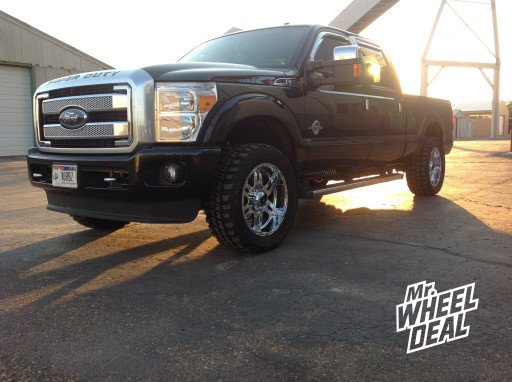 20x9" XD Spy Chrome Wheels with 33x12.50x20 Federal Couragia MT Tires on 2013 Ford F-250 20x9" XD Spy Chrome Wheels with 33x12.50x20 Federal Couragia MT Tires on 2013 Ford F-250