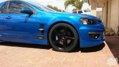 20x8.5 and 20x10 XO Miami Matte Black wheels with 255/35/20 and 285/30/20 Nexen N3000 VE2 tires on a LS3 R8 Maloo 20x8.5 and 20x10 XO Miami Matte Black wheels with 255/35/20 and 285/30/20 Nexen N3000 VE2 tires on a LS3 R8 Maloo