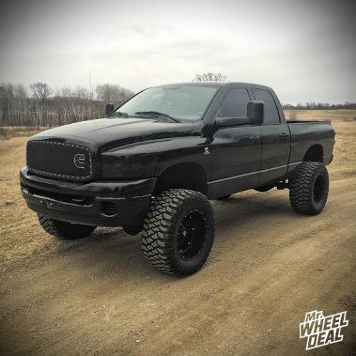 20x12" Fuel Off-Road Hostage wheels with 36X15.50R20 Mickey Thompson Baja MTZ tires on a 2007 Ram 2500 2007 Ram 2500 with 20x12 Fuel Hostage wheels and 36X15.50R20 Mickey Thompson Baja MTZ tires