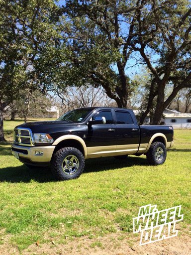 18x9" V-TEC Wizard Wheels with 35x12.50x18 Nitto Trail Grappler Tires on a 2011 Ram 2500 18x9" V TEC Wizard Wheels with 35x12.50x18 Nitto Trail Grappler Tires on a 2011 Ram 2500