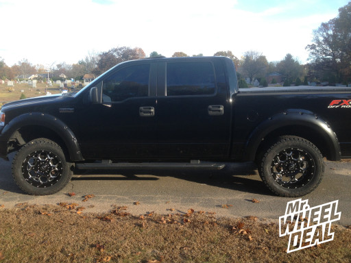 20x9 BMF SOTA Death Metal Wheels on a 2005 Ford F-150