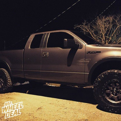 18x9 Fuel Off-Road Trophy wheels +20 offset with LT295/70/18 Nitto Trail Grappler tires on a 2005 Ford F-150 18x9" Fuel Trophy wheels +20 offset with LT295/70/18 Nitto Trail Grappler tires on a 2005 Ford F-150