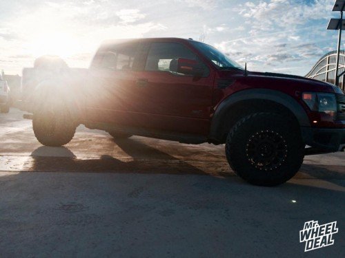 18x9 Method NV Black +18 wheels with 35/12.50/18 Nitto Trail Grappler MT tires on a 2014 Ford F-150 Raptor 2014 Ford F-150 Raptor with 18x9" Method NV Black +18 wheels and 35/12.50/18 Nitto Trail Grappler MT tires