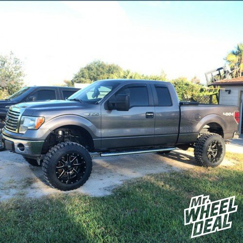 20x12 Fuel Offroad Maverick wheels with 35X12.50R20 Pro Comp Xtreme MT2 tires on a 2011 Ford F150 20" Fuel Maverick wheels with 35" Pro Comp Xtreme MT2 tires on a 2011 Ford F-150