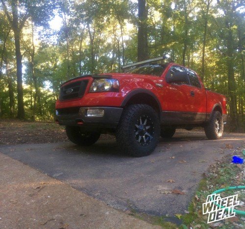 18x9" Fuel Off-Road Maverick +20 wheels on a 2004 Ford F-150 18x9 Fuel Offroad Maverick +20 wheels on a 2004 Ford F150