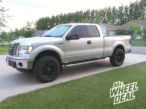 20" XD Addict Black Wheels with 275/65/20 Nitto Terra Grappler Tires on a 2012 Ford F-150