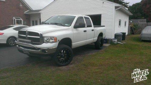20x10" Dropstars 645MB wheels with 305/50/20 NT420S tires on a 2005 Ram 2500 20" Dropstars 645MB wheels with 305/50/20 NT420-S tires on a 2005 Ram 2500