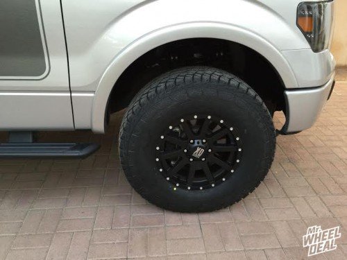 17x9 XD Heist wheels with 315/70/17 Falken Wild Peak AT tires on a 2013 Ford F150 17x9 KMC XD Heist wheels with 315/70/17 Falken Wild Peak AT tires on a 2013 Ford F-150