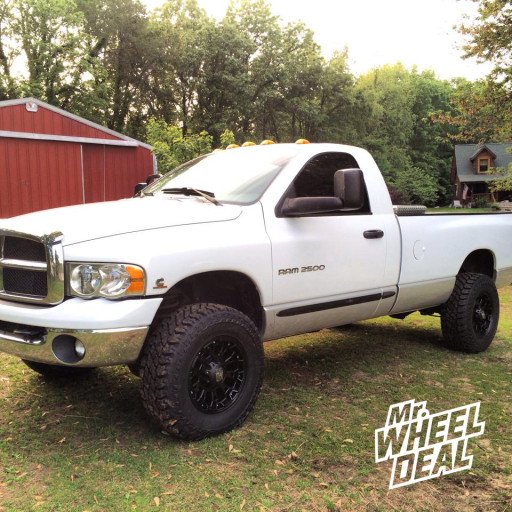 2004 RAM 2500 with 17x9 XD Misfit Wheels with LT285/70/17 Cooper ST MAXX Tires 17x9 XD Misfit Wheels with LT285/70/17 Cooper ST MAXX Tires on a 2004 RAM 2500