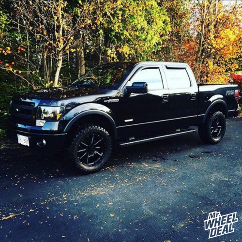 Black 20x9" Mamba M15 wheels with LT305/55/20 Mickey Thompson Deegan 38 tires on a 2013 Ford F-150 2013 Ford F150 with 20x9 Mamba M15 Black wheels and LT305/55/20 Mickey Thompson Deegan 38 tires