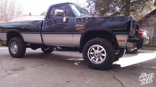 1992 Ram W250 with 17x9 Fuel Off-Road Maverick 1-Piece Chrome wheels 17x9" Fuel Maverick 1-Piece Chrome wheels on a 1992 Ram W250