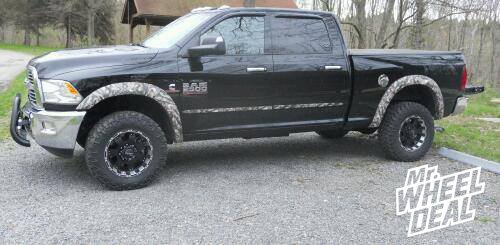 18x9 Incubus Krawler Wheels with Nitto Trail Grappler Tires on a Ram 18x9 Incubus Krawler Wheels with LT285/65/18 Nitto Trail Grappler Tires on a 2013 Ram 2500