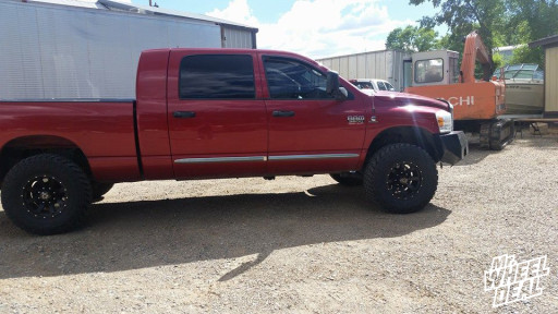LT35x12.50x17 Nitto Trail Grappler Tires on a 2008 Dodge Ram 3500 2008 Dodge Ram 3500 with LT35x12.50x17 Nitto Trail Grappler Tires