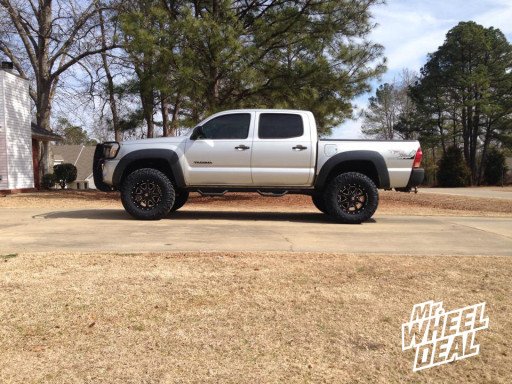 17x9" Ballistic Anvil Wheels on a 2008 Toyota Tacoma 17x9" Ballistic Anvil Wheels on a 2008 Toyota Tacoma