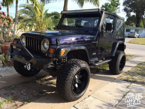 1998 Jeep Wrangler 20x12" Fuel Off-Road Octane wheels 20x12 Fuel Off-Road Octane wheels on a 1998 Jeep Wrangler
