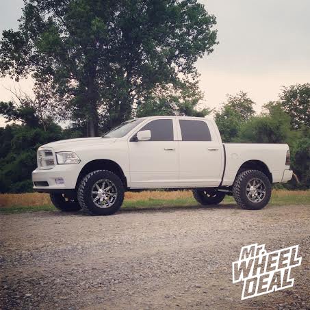 20x10 Fuel Nutz Wheels with 35x12.50x20 Nitto Trail Grappler MT Tires on a 2012 Ram 1500 2012 Ram 1500 with 20x10 Fuel Off-Road Nutz Wheels with 35x12.50x20 Nitto Trail Grappler MT Tires