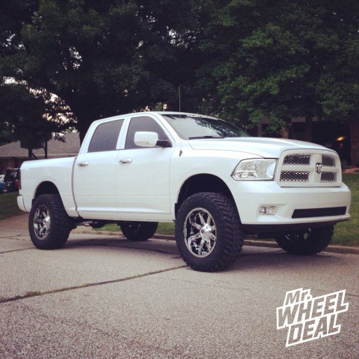 20x10 Fuel Nutz Wheels with 35x12.50x20 Nitto Trail Grappler MT Tires on a 2012 Ram 1500 20x10 Fuel Offroad Nutz Wheels with 35x12.50x20 Nitto Trail Grappler MT Tires on a 2012 Ram 1500