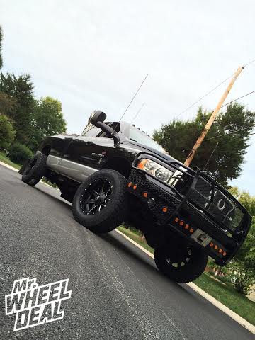 20x10 Fuel Maverick Wheels with LT35x12.50x20 Toyo Open Country AT II Tires on a 2005 Ram 2500 2005 Ram 2500 20x10" Fuel Offroad Maverick Wheels with LT35x12.50x20 Toyo Open Country AT II Tires