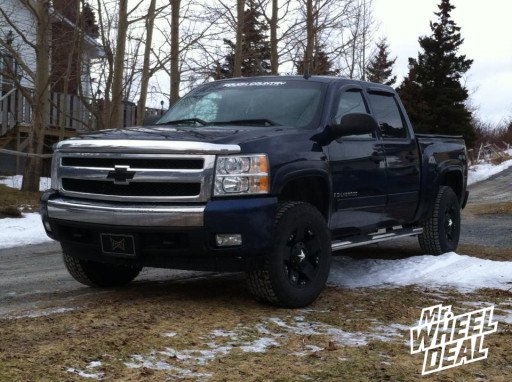 17x9" XD Rockstar Black Wheels on a 2008 Chevy Silverado 1500 17x9" XD Rockstar Black Wheels on a 2008 Chevy Silverado 1500