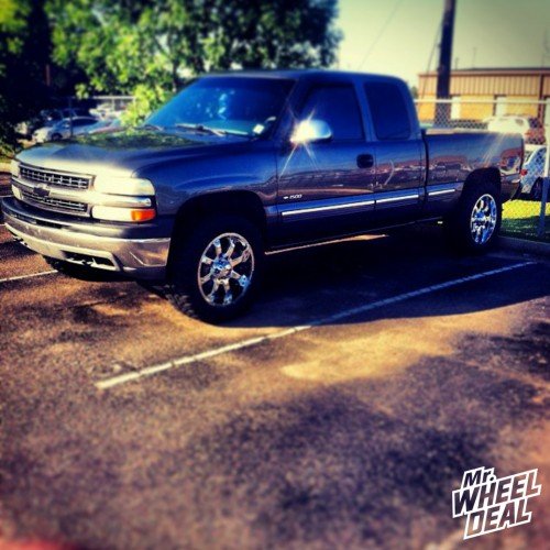 20" Raceline Assault Chrome +18 wheels on a 2001 Chevy Silverado 1500 20x9 Raceline Assault Chrome +18 wheels on a 2001 Chevy Silverado 1500