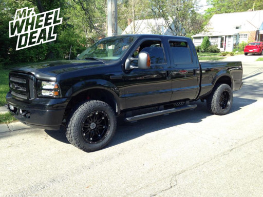 20x10 Fuel Off-Road Hostage Wheels with LT305/55/20 Toyo Open Country AT II Tires on a 2005 Ford F-250 20x10 Fuel Offroad Hostage Wheels with LT305/55/20 Toyo Open Country AT II Tires on a 2005 Ford F250