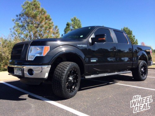 20x9 Fuel Hostage wheels with LT305/55/20 Nitto Terra Grappler tires on a 2011 Ford F150 20x9" Fuel Off-Road Hostage +20mm wheels with LT305/55/20 Nitto Terra Grappler tires on a 2011 Ford F-150