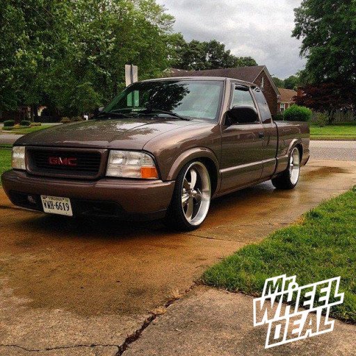 1999 GMC Sonoma with 20x8.5 and 20x10 Ridler 695 Gray Wheels 20x8.5 and 20x10 Ridler 695 Gray Wheels on a 1999 GMC Sonoma 2WD