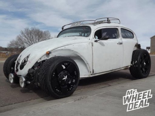 17x9" & 20x10" XD Rockstar Wheels with 235/40/17 & 295/45/20 BFG KDW II Tires on 1969 Beetle