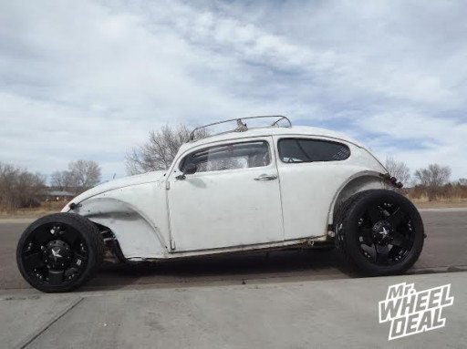 17x9" & 20x10" XD Rockstar Wheels with 235/40/17 & 295/45/20 BFG KDW II Tires 1969 Beetle
