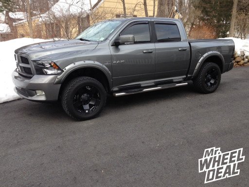 20x10" XD Rockstar Black Wheels on a 2009 Ram 1500 20x10" XD Rockstar Black Wheels on a 2009 Ram 1500