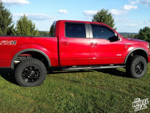 18x9" Fuel Offroad Hostage wheels with LT295/70R18 Nitto Trail Grappler MT tires on a 2012 Ford F-150 18x9 Fuel Off-Road Hostage wheels with LT295/70R18 Nitto Trail Grappler MT tires on a 2012 Ford F-150
