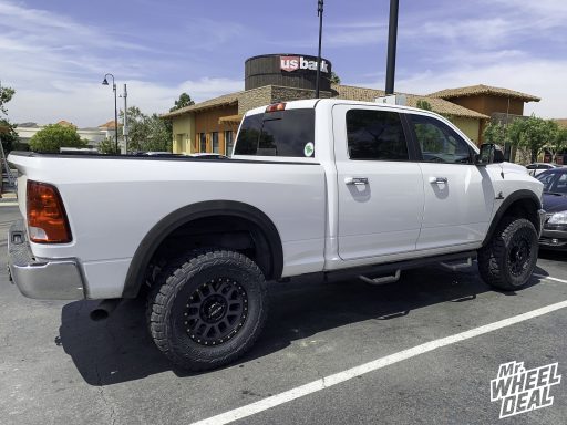 2018 Ram 2500 with 18x9 +18mm Gray Method Grid wheels and 35x12.50R18LT Toyo Open Country RT tires