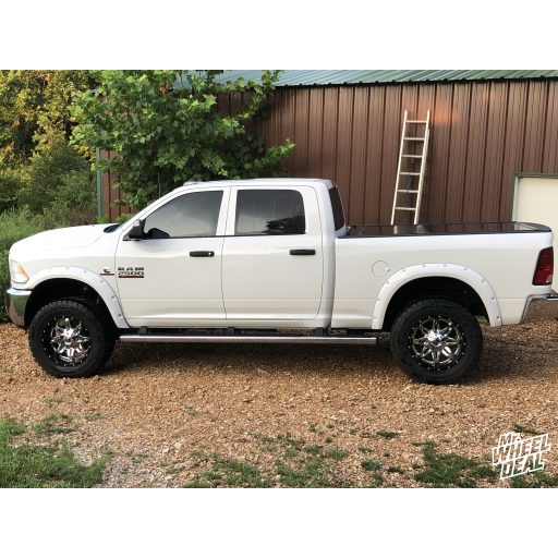 2018 Ram 2500 with 20x10" Chrome Fuel Lethal wheels with 35X12.50R20LT Toyo Open Country RT tires