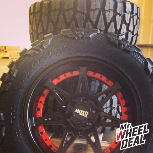 20x10" Moto Metal 961 Matte Black Wheels with 35x12.50x20 Nitto Mud Grappler Tires 20x10" Moto Metal 961 Matte Black Wheels with 35x12.50x20 Nitto Mud Grappler Tires