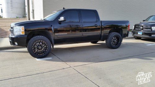 20" RBP 89R 0mm wheels with LT305/55/20 Toyo Open Country AT 2 tires on a 2008 Chevy 1500 2008 Chevy 1500 with 20x10 RBP 89R 0mm wheels and LT305/55/20 Toyo Open Country AT 2 tires