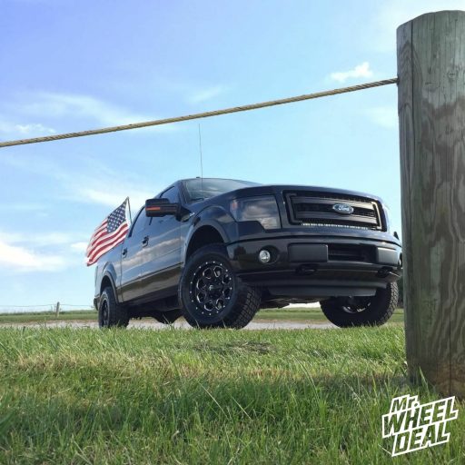2013 F150 with 18x9 Fuel Boost wheels and LT275/70/18 Nitto Terra Grappler G2 tires