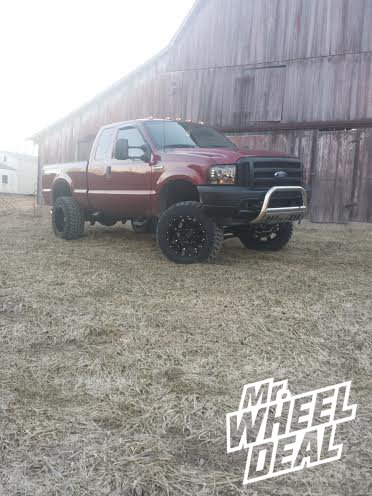20x12" Fuel Off-Road Hostage Wheels with 35x12.50x20 Nitto Trail Grappler Tires on a Ford F-250 20x12" Fuel Off-Road Hostage Wheels with 35x12.50x20 Nitto Trail Grappler Tires on a Ford F-250