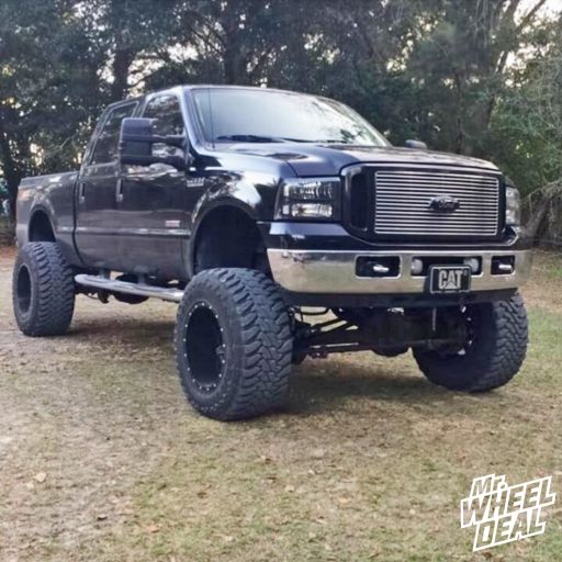 Fuel Maverick wheels with Toyo Open Country MT tires on 2007 F-250