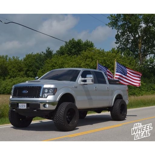 22x14 Black Fuel Off-Road Octane -76mm wheels with LT375/45R22 Nitto Trail Grappler tires on a 2004 Ford F-150