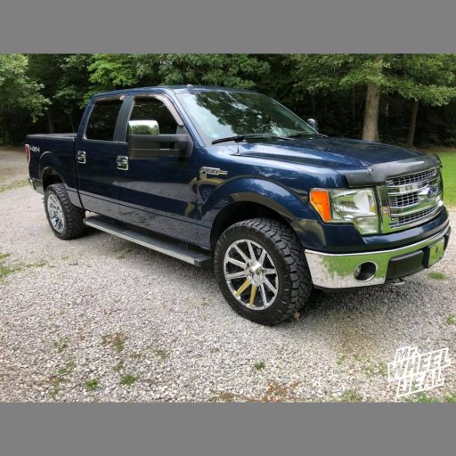 20x9 Chrome Fuel Off Road Contra 20mm Wheels With LT275 55R20 Nitto 